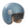 Helmetë moto Jet Nox Premium Heritage, retro, e zezë