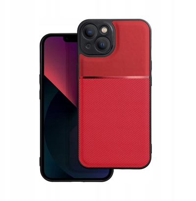 Futrollë telefoni OEM Noble, për iPhone 17 Pro Max, mat, e kuqe