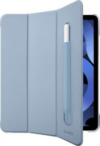 Mbështjellëse folio LAUT HUEX për iPad Air 10.9\" 2020, me mbajtëse për Apple Pencil, blu e çelët