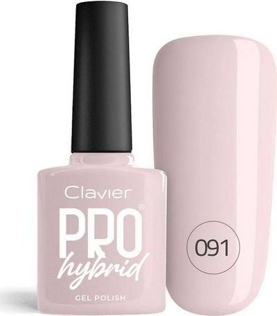 Llak për thonjë Claresa ProHybrid, nr. 091, 7.5ml, rozë
