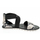 Sandale Sorel Ella II Sandal W NL4043-010, lëkurë, EVA, të zeza