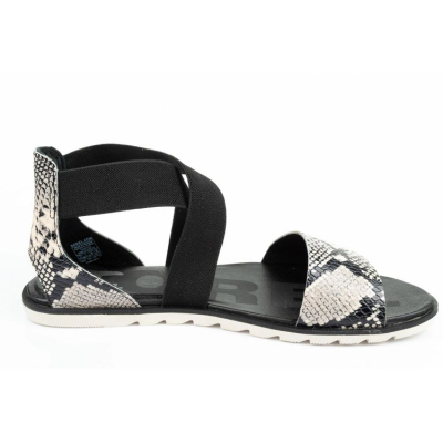Sandale Sorel Ella II Sandal W NL4043-010, lëkurë, EVA, të zeza
