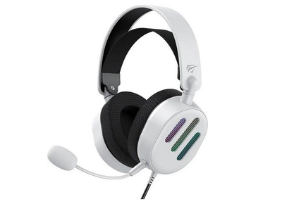 Kufje gaming Havit H2038U, me mikrofon, USB, bardh e zi