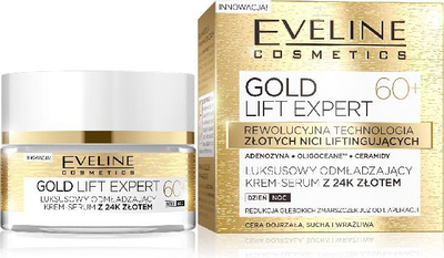 Krem fytyre Eveline Gold Lift Expert 60+, 50 ml