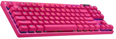 Tastierë Logitech G Pro X TKL Lightspeed, GX Brown, US, rozë