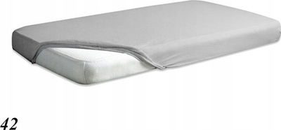 Чаршаф со ластик Matex Terry, 70x140 cm, памук, сив