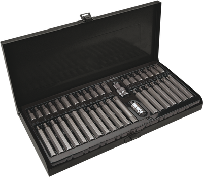 Set me pjesë për kaçavida TORX, HEX, SPLINE (06-107), 40 pjesë