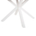 Tavolinë e rrumbullakët jashtme Moril Φ120cm (HM6041.02), bardhë
