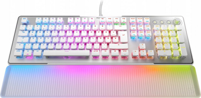 Tastierë gaming ROCCAT Vulcan II Max, optiko mekanike, RGB, e bardhë