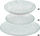 Set pjatash Secret de Gourmet JASMIN, 18 copë, porcelan, me gjethe jeshile