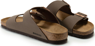 Shapka Birkenstock Arizona BS W 0151183, lëkurë natyrale, shollë EVA, kafe