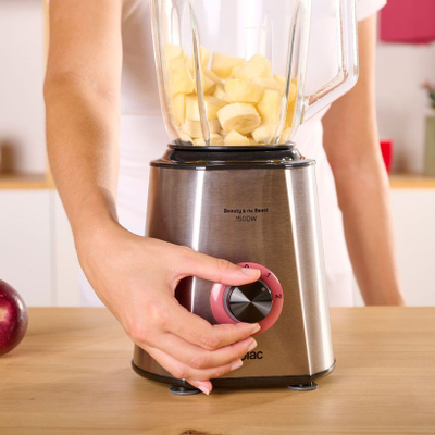 Blender me gotë Solac BV5728, 1500W, 1.5L, i argjendtë me të kuqe