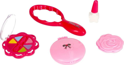 Set parukerie Mega Creative Hairdressing Set, çantë lodër, rozë edhe e bardhë