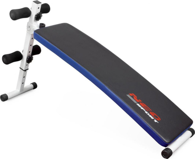 Stol i pjerrët fitnesi Neo-Sport NS-05, i zi / kaltër