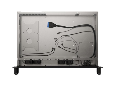 Kuti serveri Lanberg ITX 300/10, 19", 1U, e zezë