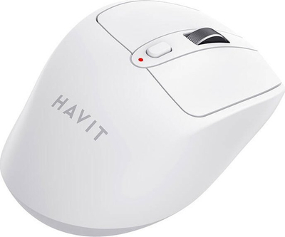 Mouse wireless Havit HV-MS61WB, Bluetooth 5.0, 3200 DPI, i bardhë