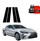 Folie mbrojtëse për shtyllat B edhe C Lexus ES 300h, 4 në 1, për 2021–2024, e zezë me shkëlqim