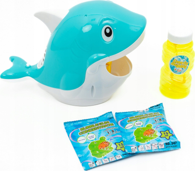 Makina për flluska sapuni Ciuciubabka Shark 0475, automatike, me bateri, blu