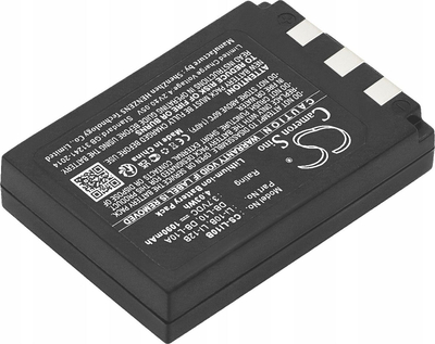 Bateri për kamerë Cameron Sino CS-LI10B, 1090mAh, Li-ion, e zezë