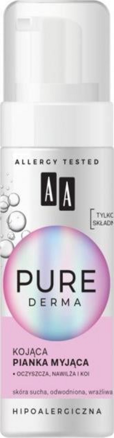 Shkumë pastruese për fytyrë AA Pure Derma, 150 ml
