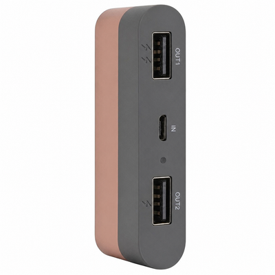 Powerbank Guess GUL24WPB8TLRG, 8000mAh, karikim wireless, ngjyrë rozë gold