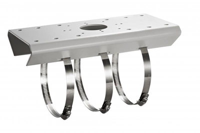 Adapter montimi për shtylla Hikvision DS-1275ZJ, deri 10 kg, alumini, i bardhë