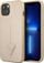 Mbulesë telefoni Guess GUHCP14SPSATLE, për iPhone 14 6.1", lëkurë eko, bezhë