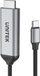 Kabllo USB C në HDMI Unitek V1423A, 1.8 m, 4K 60Hz, ngjyrë argjendi