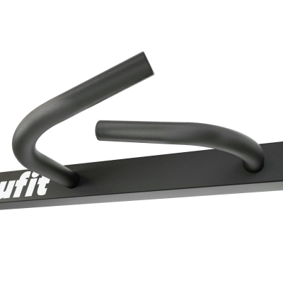 Half rack force VirtuFit HR100, stacion për squat dhe bench, me shufër për pull up, i zi