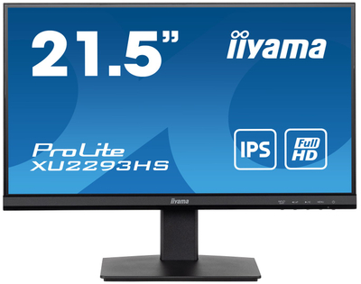 Monitor iiyama ProLite XU2293HS-B5, 21.5", 1920 x 1080, Full HD, 75 Hz, i zi