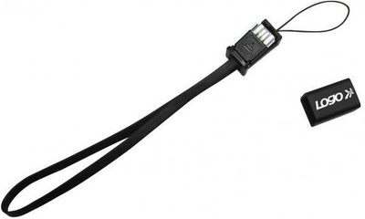 Kabllo USB Logo, 0.3 m, e zezë