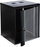 Kabinet rrjeti muri Delta EPRADO R19 15U 600mm, xham i tejdukshëm, i zi