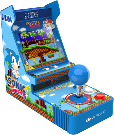 Kabinë lojërash My Arcade Sonic The Hedgehog, 3.5", portative, blu shumëngjyrëshe