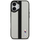 Këllëf telefoni BMW M Perforated Stripe MagSafe për iPhone 17, eko lëkurë, përputhet me MagSafe, gri