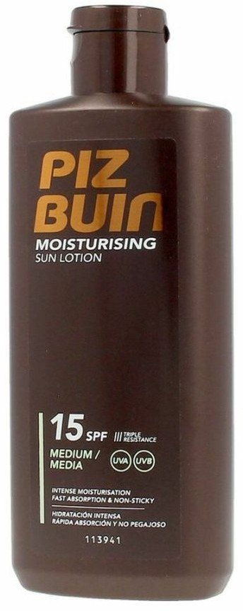Locion dielli Piz Buin Moisturising Lotion, SPF 15, 200 ml, pa ngjyrë