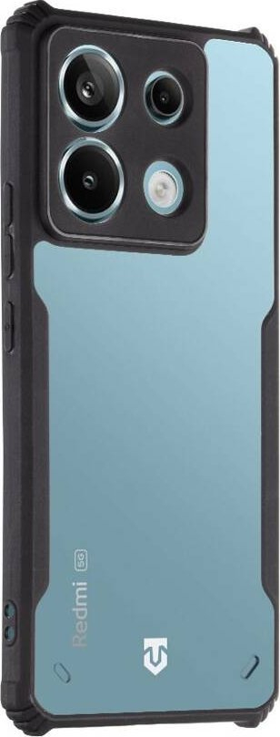 Mbulesë telefoni Tactical Quantum Stealth, për Xiaomi Redmi Note 13 Pro 5G, kundër goditjeve, transparente e zezë