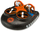 Lodër dron Amewi Trix 3 në 1, me hovercraft dhe makinë, portokalli