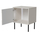 Komodinë anës shtratit Cama Meble Inserto, set 2 copë, 50x40x61.5cm, me LED, cashmere