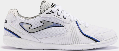 Patika futbolli Joma Dribling 2402 për sallë, indoor, të bardha me blu