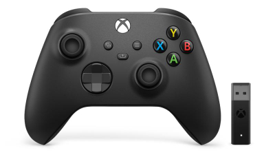 Kontrollues lojërash Microsoft Xbox Wireless Controller Series X, me adapter WL për Windows 10, i zi