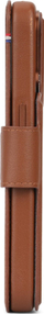 Këllëf-portofol Decoded Leather Detachable për iPhone 15 Plus, lëkurë, kafe