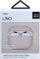 Kuti mbrojtëse Uniq Lino për Apple Airpods 3, rozë