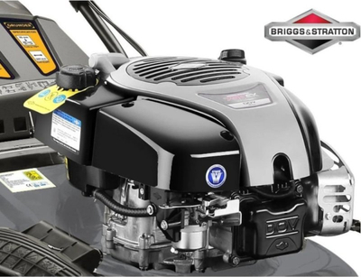 Kosorja me benzinë Grunder S511VHY BS750EX, motor 161 cm³ Briggs &amp; Stratton, gjerësi kositjeje 51 cm, gri e zezë