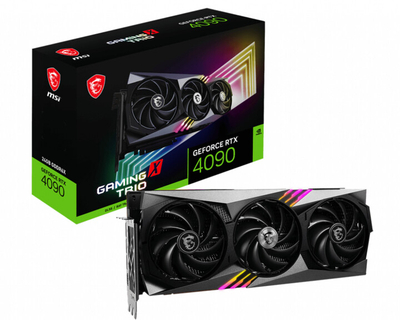 Kartë grafike MSI GeForce RTX 4090 GAMING X TRIO 24G, 24GB GDDR6X
