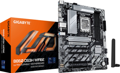 Pllakë amë Gigabyte B860 DS3H WIFI6E, DDR5, WiFi 6E, ATX