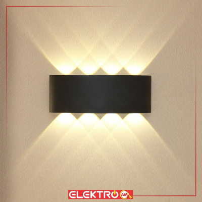 Anësore Muri LED 8w B6015 BK