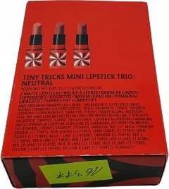 Сет кармини MAC Tiny Tricks Mini Lipstick Trio, кремасти и мат, за жени