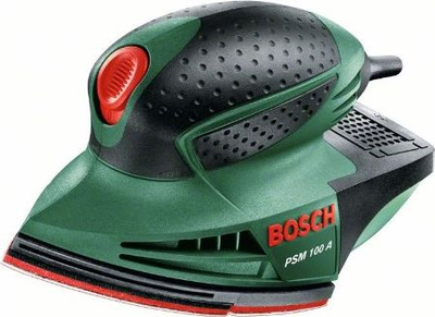 Lapsander Bosch PSM 100 A 06033B7000, 100W, me mikrofiltrim, jeshile