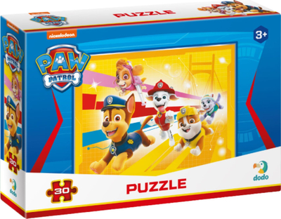 Puzzle për kalamaj Dodo Paw Patrol, 30 copa, 3+, shumëngjyrësh