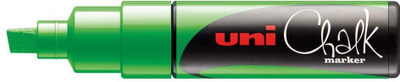 Marker UNI-BALL Uni Chalk PWE-8K, majë 8mm, jeshile metalike